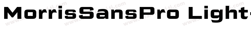 MorrisSansPro Light字体转换